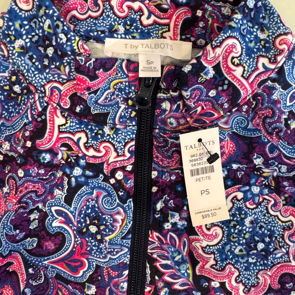 Talbots Multicolor Paisley Jacket - Picture 2 of 4